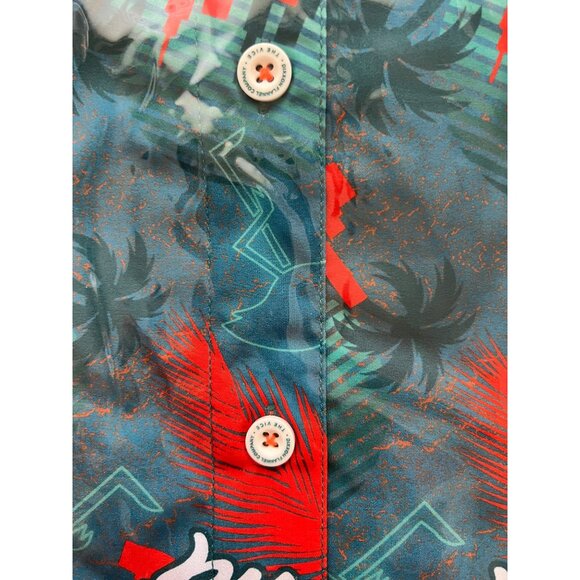Dixxon Flannel Co. The Vice Miami-Inspired Button-Up Shirt 2X - Picture 3 of 5